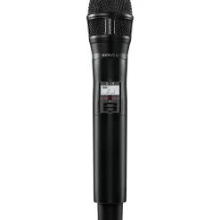 Shure QLXD2/N8S Digital Handheld Wireless Microphone Transmitter with Nexadyne 8/S Supercardioid Capsule (G50: 470 to 534 MHz) Band G50 Black