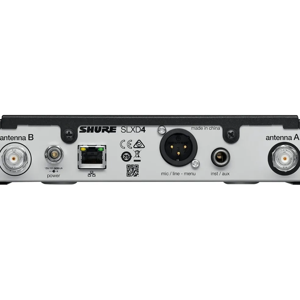 Shure Shure SLXD14/UL4B Wireless System with UniPlex Cardioid Lavalier Microphone Band G58