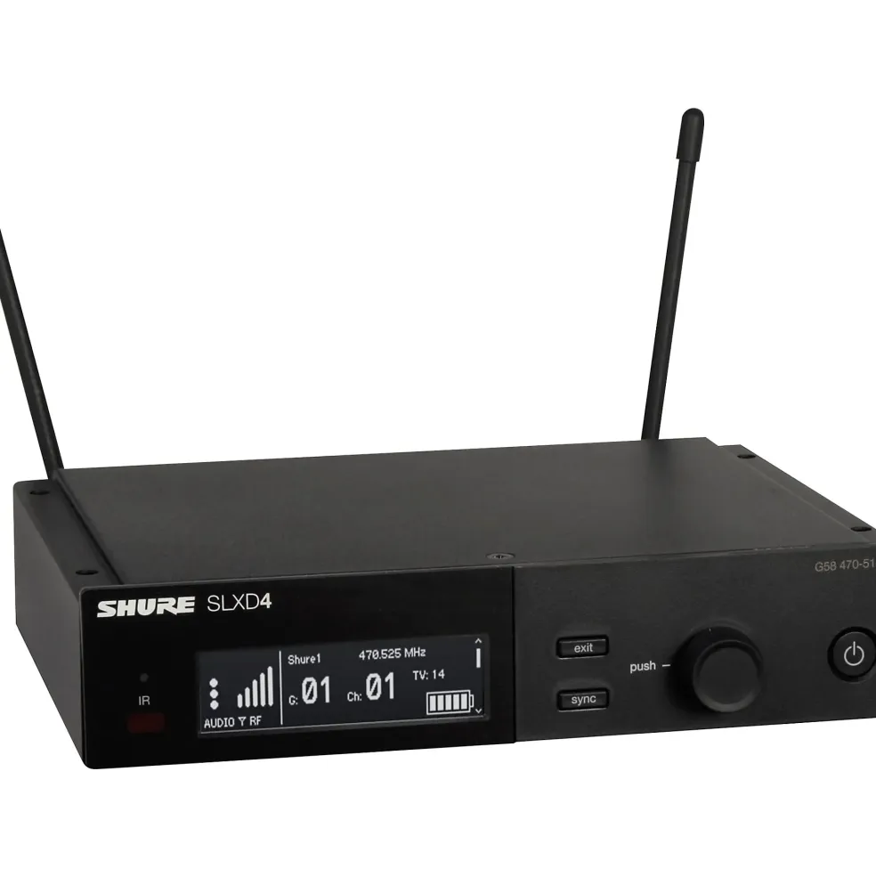 Shure SLXD4 Digital Wireless Receiver Band H55
