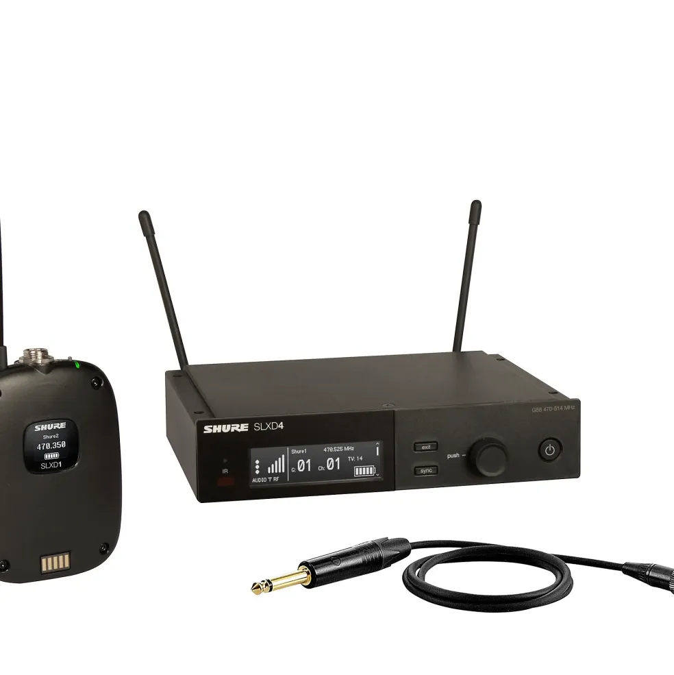 Shure SLXD Dual Body Pack and Microphone Bundle Band J52