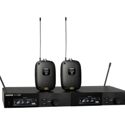 Shure SLXD14D Dual Combo Wireless Microphone System Band G58