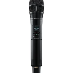 Shure SLXD24D/N8S Dual-Channel Digital Wireless Handheld Microphone System with Nexadyne 8/S Supercardioid Capsules (G58: 470 to 514 MHz) Band H55 Black