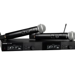 Shure SLXD24D/SM58 Dual-Channel Wireless Vocal Microphone System With SM58 Band G58