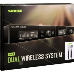 Shure SLXD24D/SM58 Dual-Channel Wireless Vocal Microphone System With SM58 Band G58