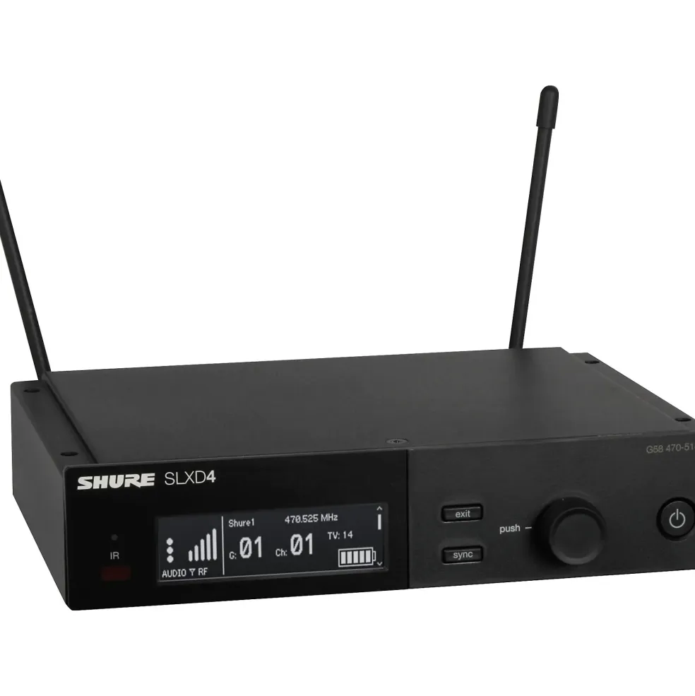 Shure SLXD124/85M Combo System With SM58 & WL185M Band G58