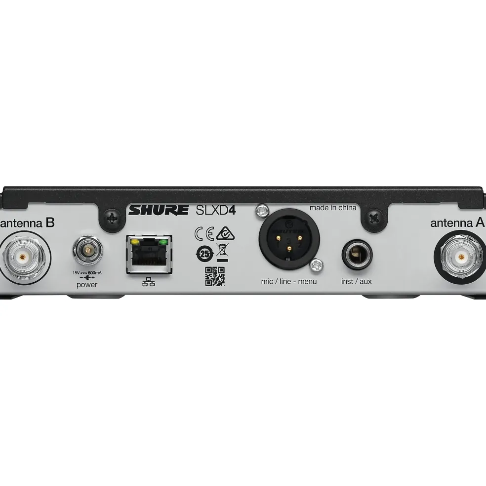 Shure SLXD124/85M Combo System With SM58 & WL185M Band G58