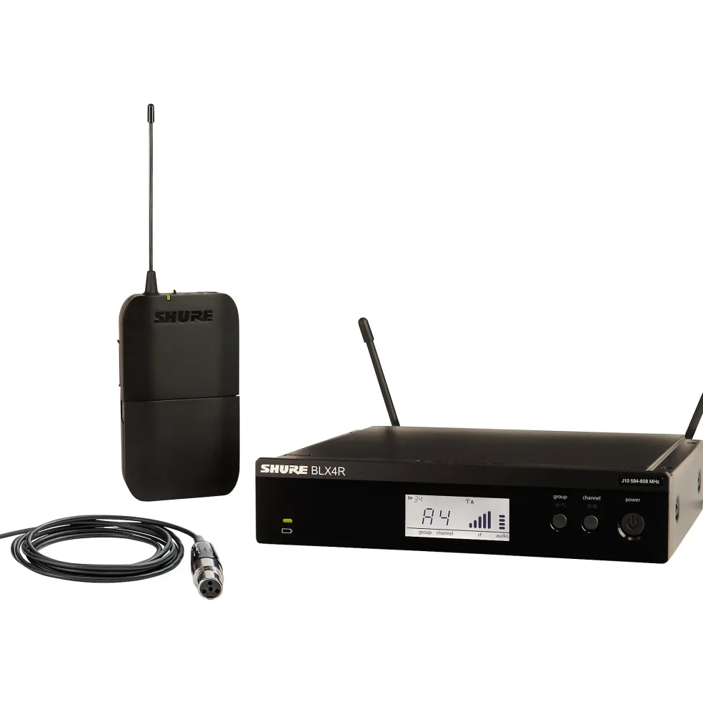 Shure SLXD14/85M Single Bodypack System With WL185M Lavalier Band H9