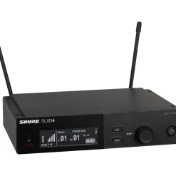 Shure SLXD24/N8C Digital Wireless Handheld Microphone System With Nexadyne 8/C Cardioid Capsule, Band G58: 470-514MHz Band H55 Black