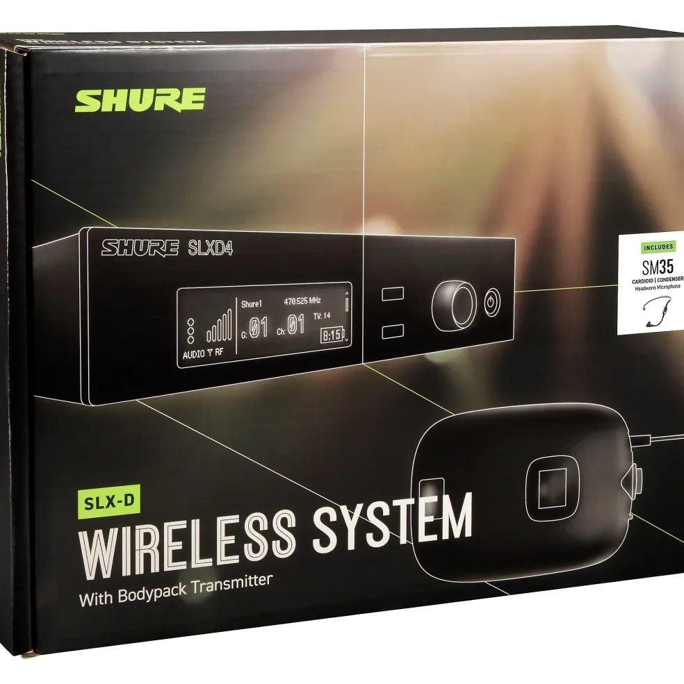 Shure SLXD14/SM35 Combo Wireless Microphone System Band J52