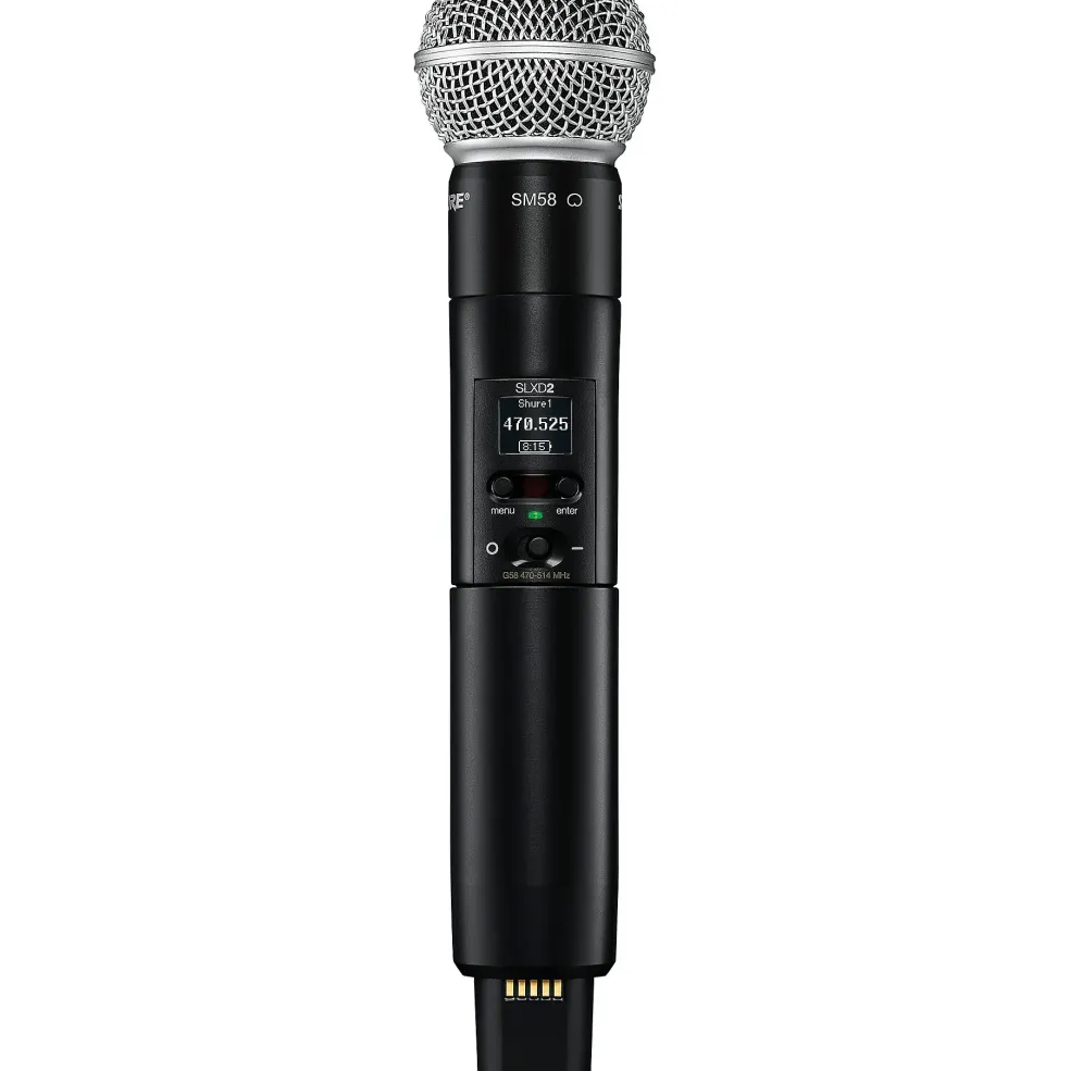 Shure SLXD2/SM58 Handheld Transmitter with SM58 Capsule Band J52
