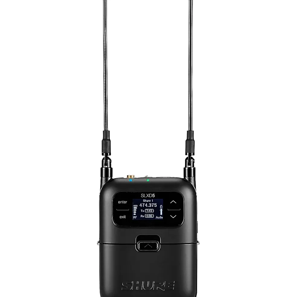 Shure SLXD24/SM58 Portable Digital Wireless Bodypack System With Handheld Transmitter Band H55