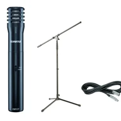 Shure SM137 Condenser Mic with Cable and Stand