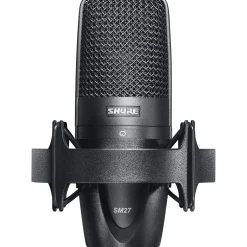 Shure SM27 Large-Diaphragm Condenser Mic With Shockmount and Bag