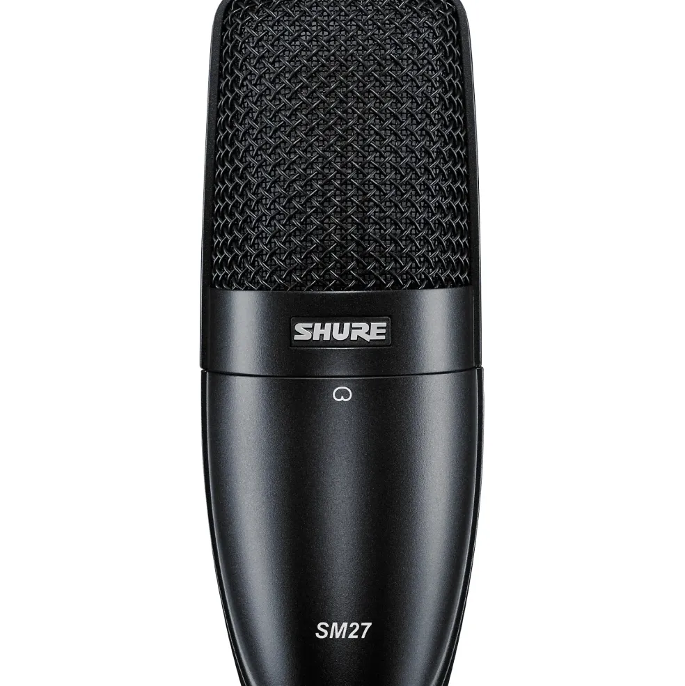 Shure SM27 Large-Diaphragm Condenser Mic With Shockmount and Bag