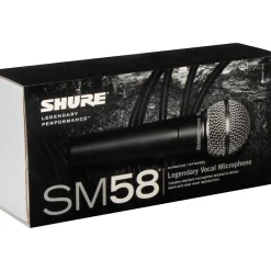Shure SM58 Microphone With 25' Mic Cable