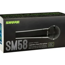 Shure SM58 Special Black Edition Cardioid Dynamic Wired Microphone Black
