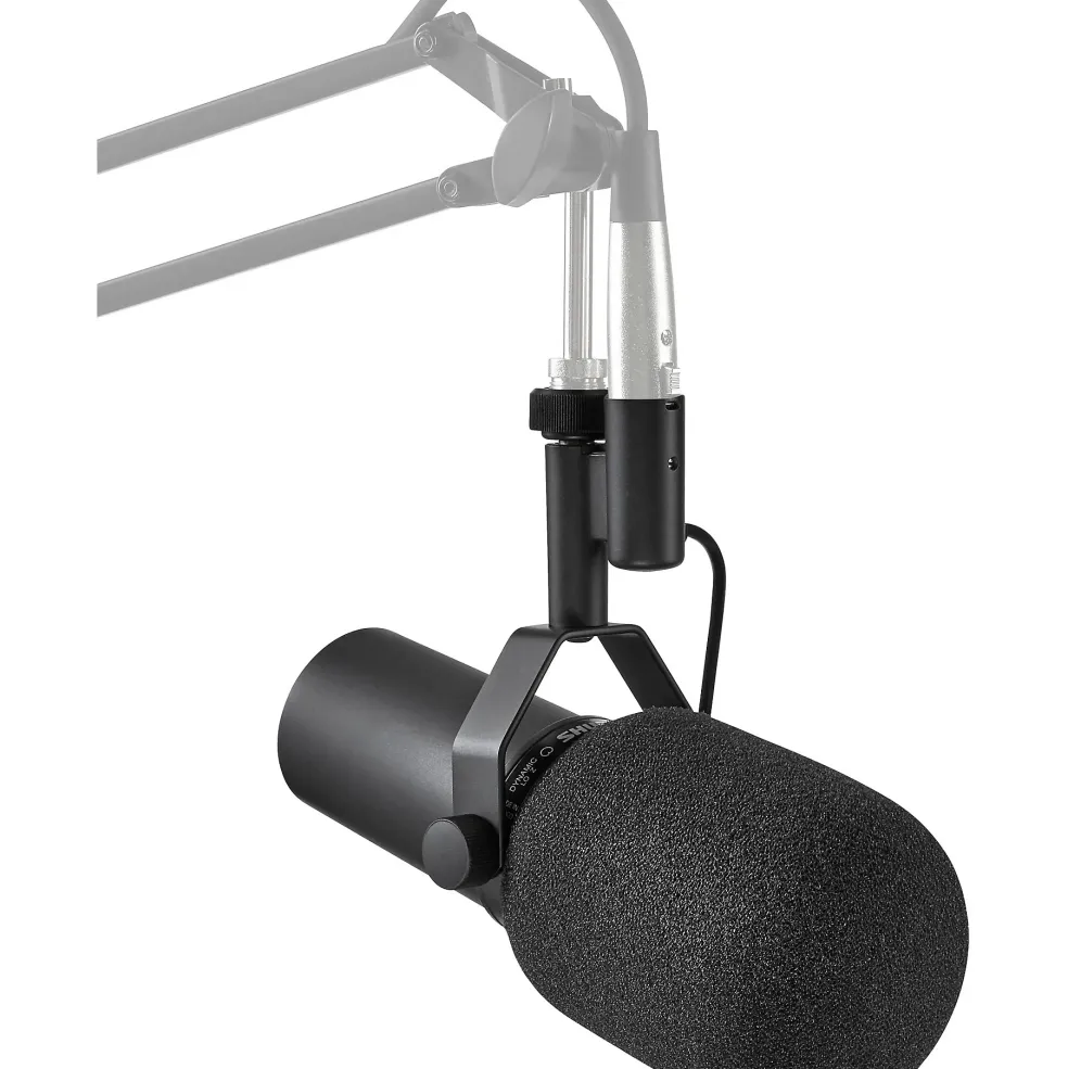 Shure SM7B Dynamic Microphone and CL-1 Cloudlifter Kit with Stand and Cables