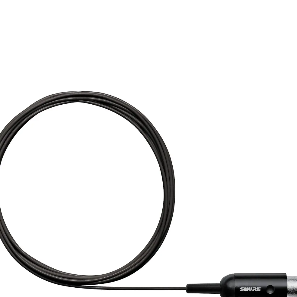 Shure UL4 UniPlex Cardioid Subminiature 4 Pin Lavalier Microphone Black