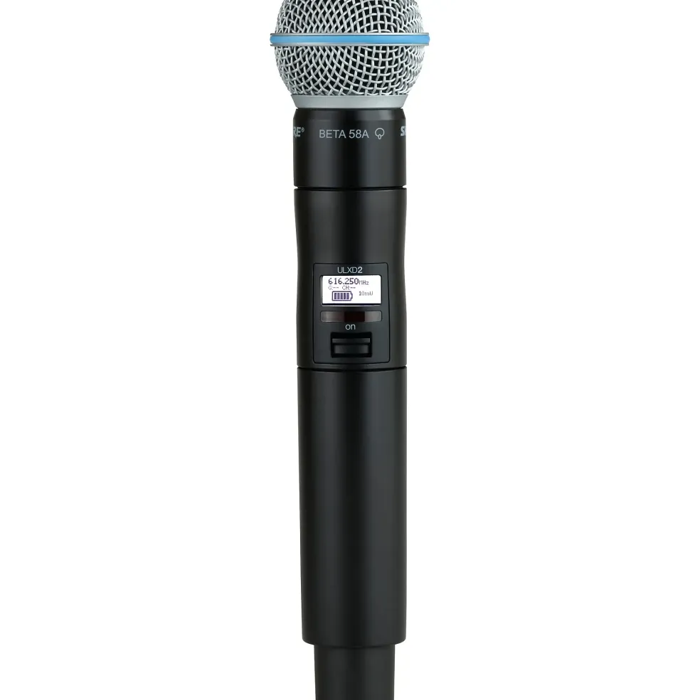 Shure ULXD2/B58 Digital Handheld Transmitter With BETA 58A Capsule Band H50