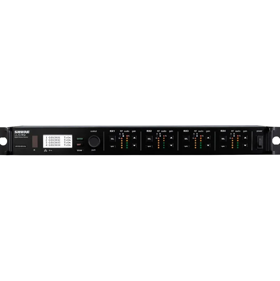 Shure ULXD4Q-G50 Quad Digital Wireless Receiver
