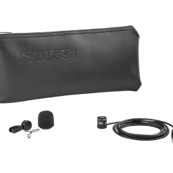 Shure WL185m Omnidirectional Condenser Lavalier With TA4F Termination Black