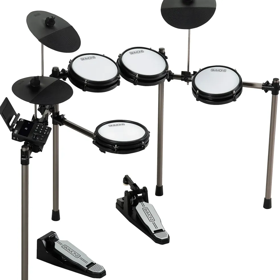 Simmons Titan 20 Electronic Drum Kit With Mesh Pads and Bluetooth