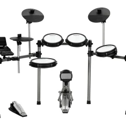 Simmons Titan 50 Electronic Drum Kit With Mesh Pads, Bluetooth and DA2112 Drum Amp
