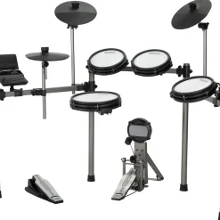 Simmons Titan 50 Electronic Drum Kit With Mesh Pads, Bluetooth and DA2112 Drum Amp