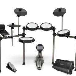 Simmons Titan 50 Electronic Drum Kit With Mesh Pads, Bluetooth and DA2110 Drum Amp