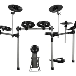 Simmons Titan 50 Electronic Drum Kit With Mesh Pads, Bluetooth and DA2110 Drum Amp