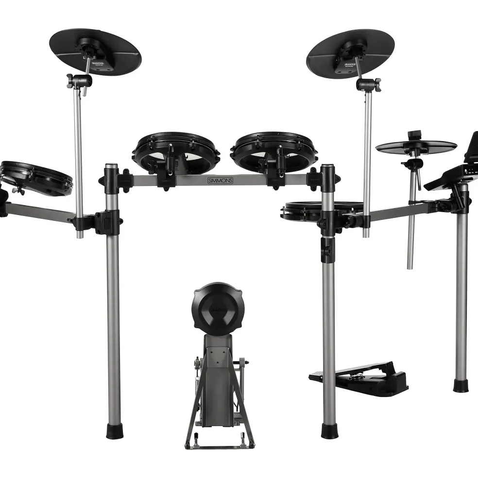 Simmons Titan 50 Electronic Drum Kit With Mesh Pads, Bluetooth and DA2110 Drum Amp