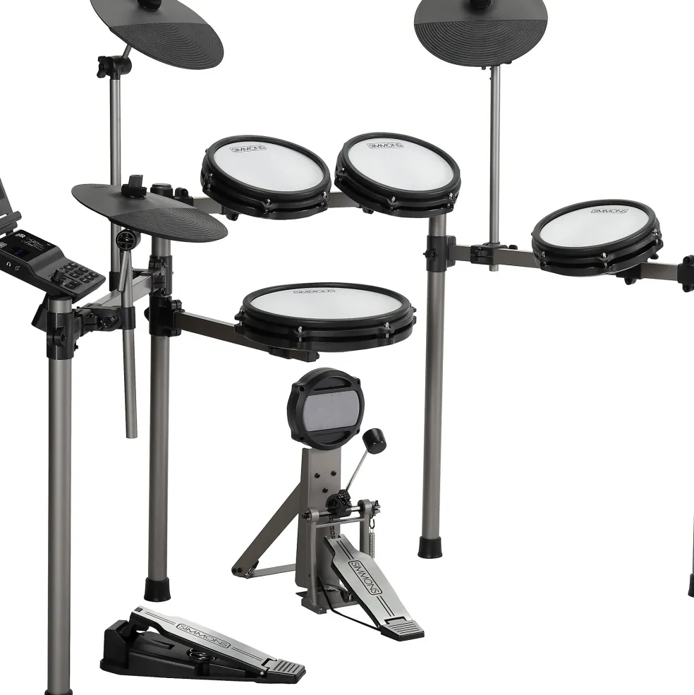 Simmons Titan 50 Electronic Drum Kit With Mesh Pads, Bluetooth and DA2110 Drum Amp