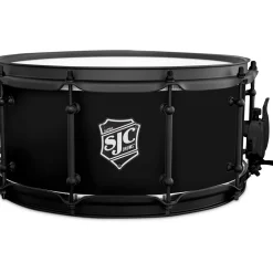 SJC Drums Alpha Steel Black Snare 14 x 6.5 in.