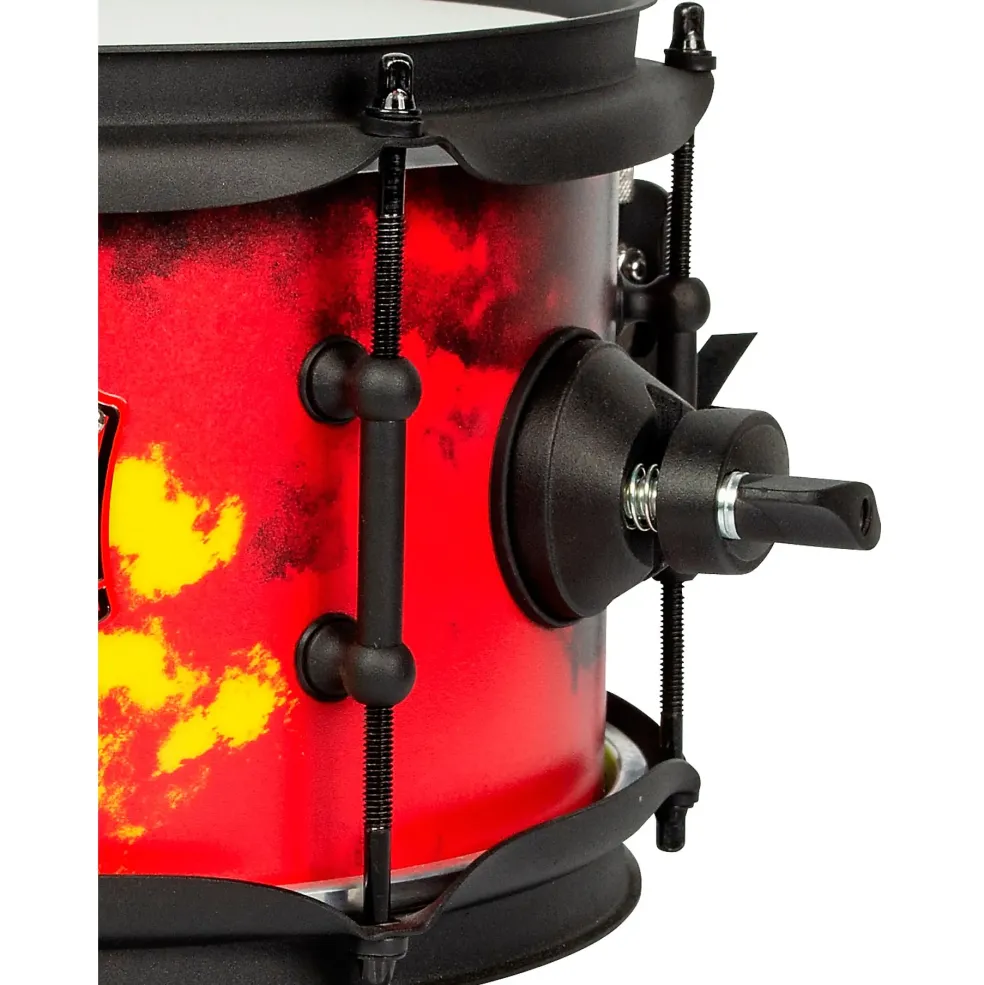 SJC Drums Josh Dun Inferno Side Snare 10 x 6 in. Inferno Custom Wrap