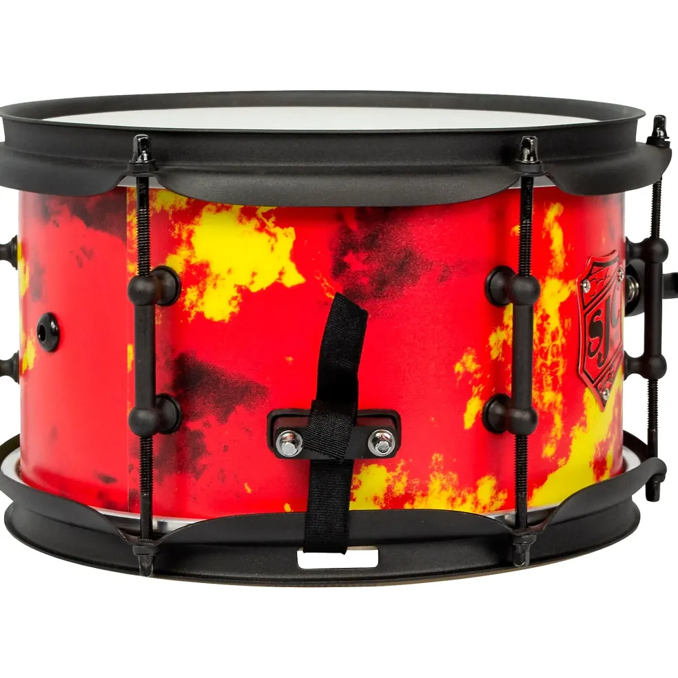 SJC Drums Josh Dun Inferno Side Snare 10 x 6 in. Inferno Custom Wrap