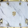 SJC Drums Providence Series Floor Tom Add On with Brass Hardware 16 x 18 in. Calcutta White