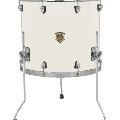 SJC Drums Tour Series Add-On Floor Tom With Chrome Hardware 16 x 18 in. Antique White