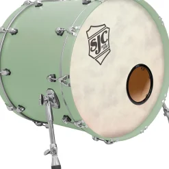 SJC Drums Tour Series Add-On Bass Drum With Chrome Hardware 18 x 22 in. Basil