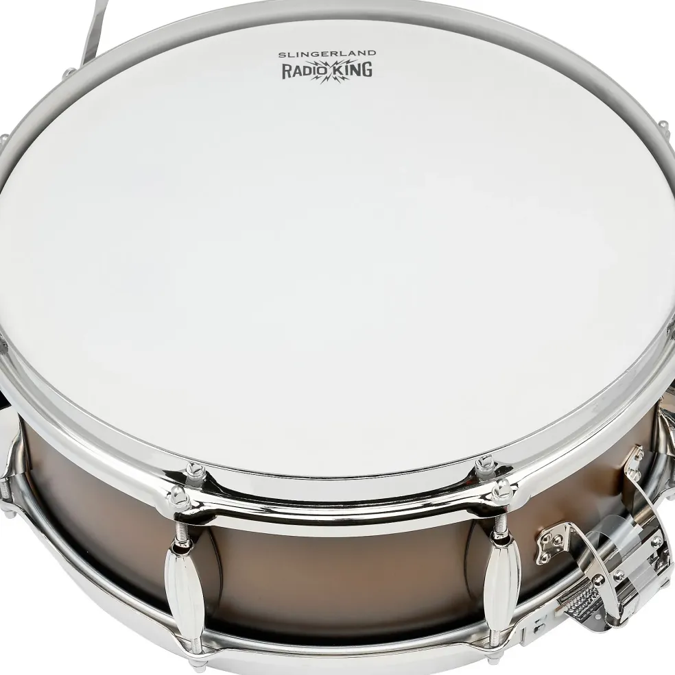 Slingerland Limited-Edition Radio King Specialty Lacquer Maple Snare Drum 14 x 5 in. Black & Gold Lacquer