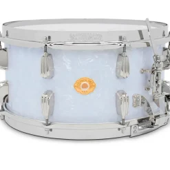 Slingerland Limited-Edition Radio King Finish Ply Maple Snare Drum 14 x 7 in. White Marine Pearl