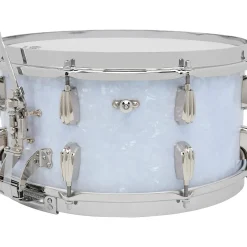 Slingerland Limited-Edition Radio King Finish Ply Maple Snare Drum 14 x 7 in. White Marine Pearl