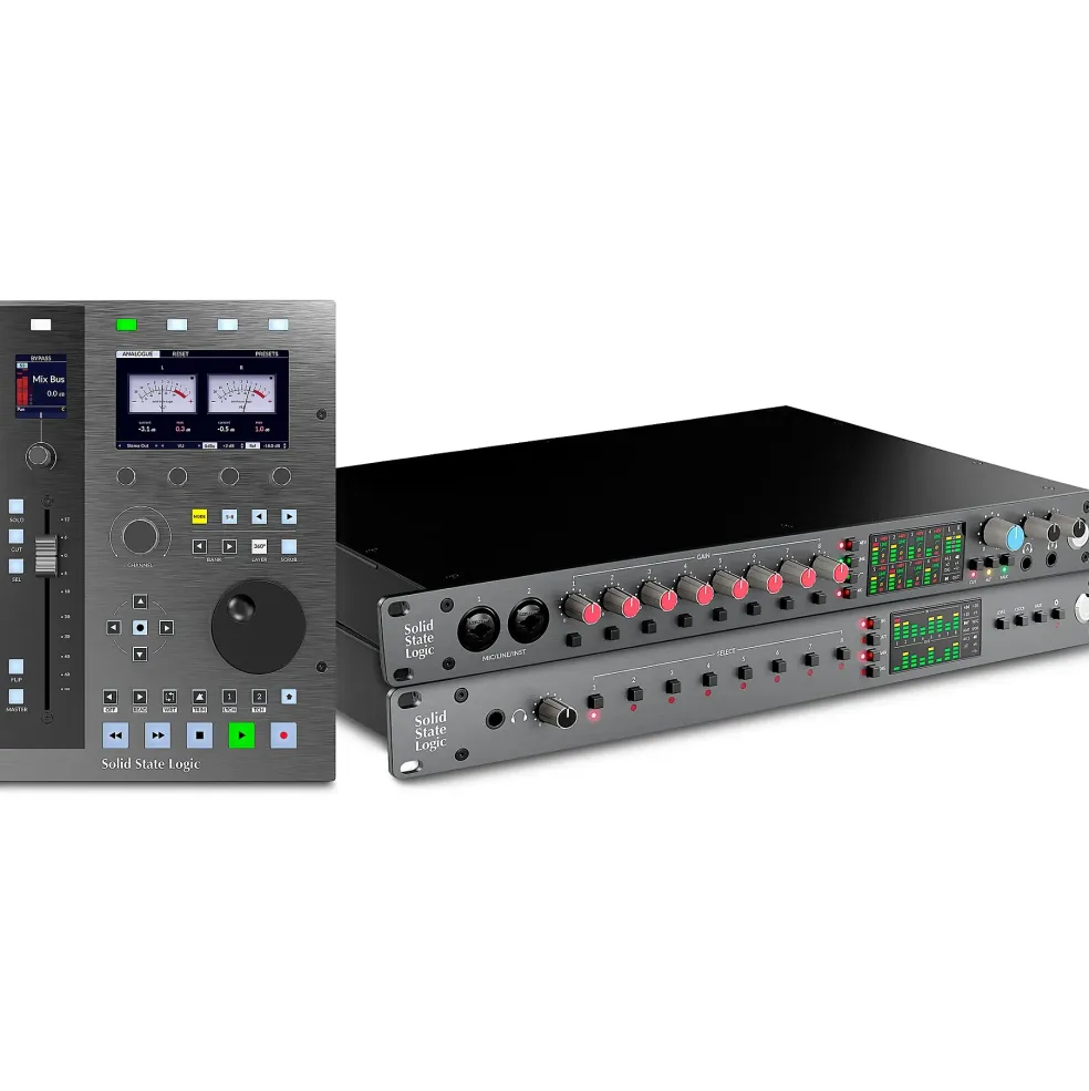 Solid State Logic SSL 18 USB-C Audio Interface with Alpha 8 Expander & UF1 DAW Control Center Bundle