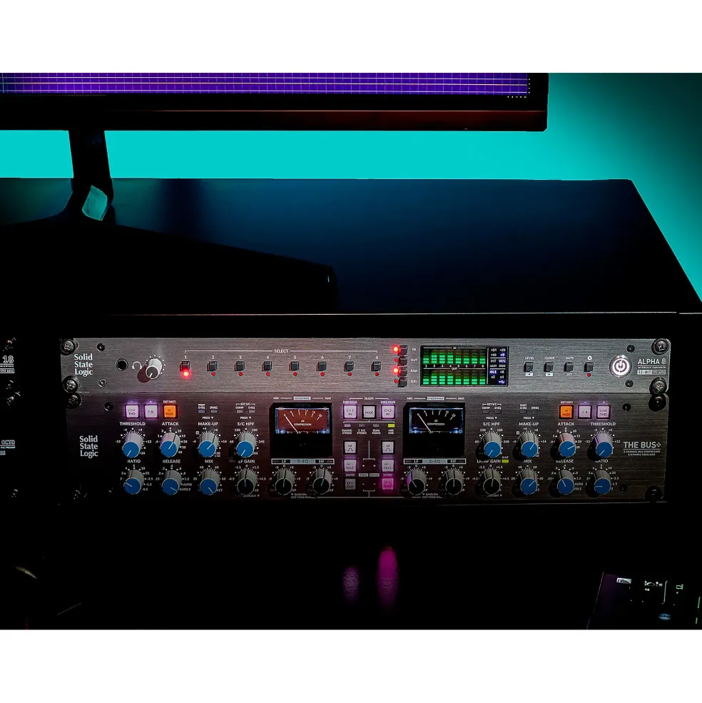 Solid State Logic SSL 18 USB-C Audio Interface with Alpha 8 Expander & UF1 DAW Control Center Bundle