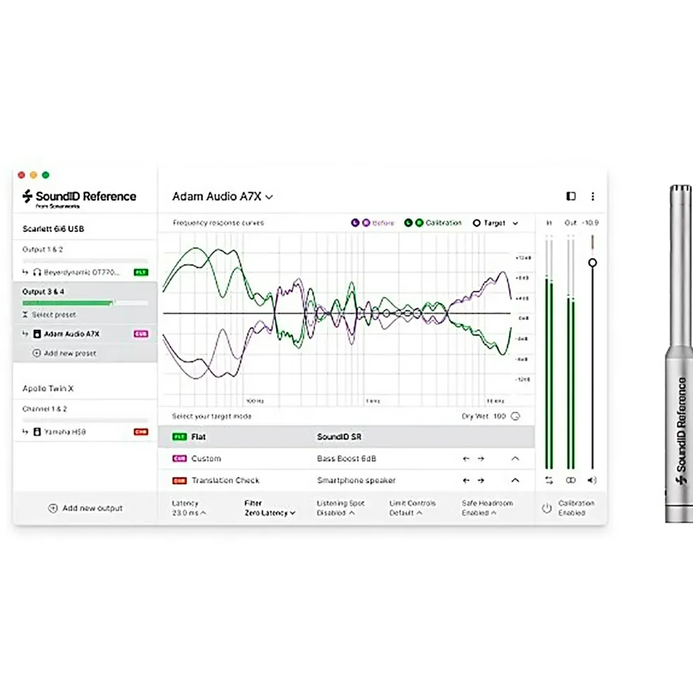 Sonarworks SoundID Reference Plug-in for Speakers & Headphones with Measurement Microphone