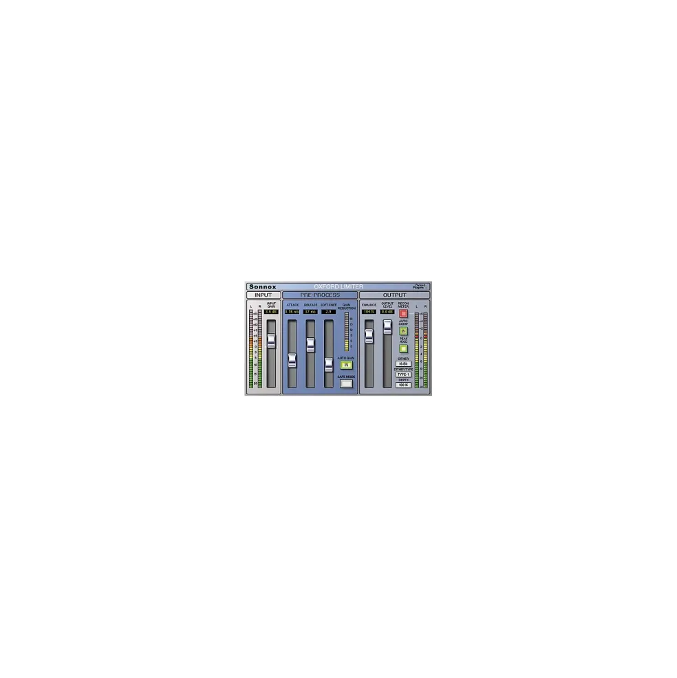Sonnox Oxford Limiter (HD-HDX) Software Download