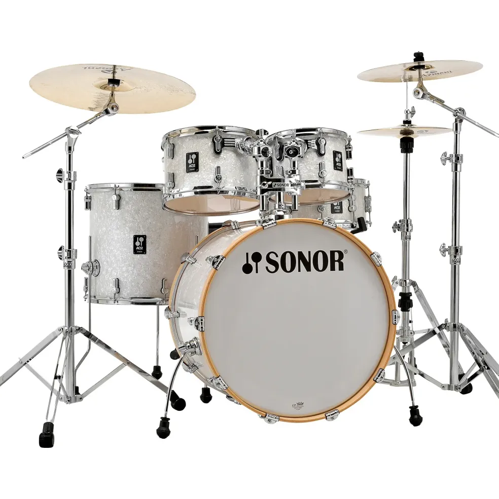 SONOR AQ2 Studio Maple 5-Piece Shell Pack White Marine Pearl