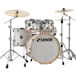 SONOR AQ2 Studio Maple 5-Piece Shell Pack White Marine Pearl