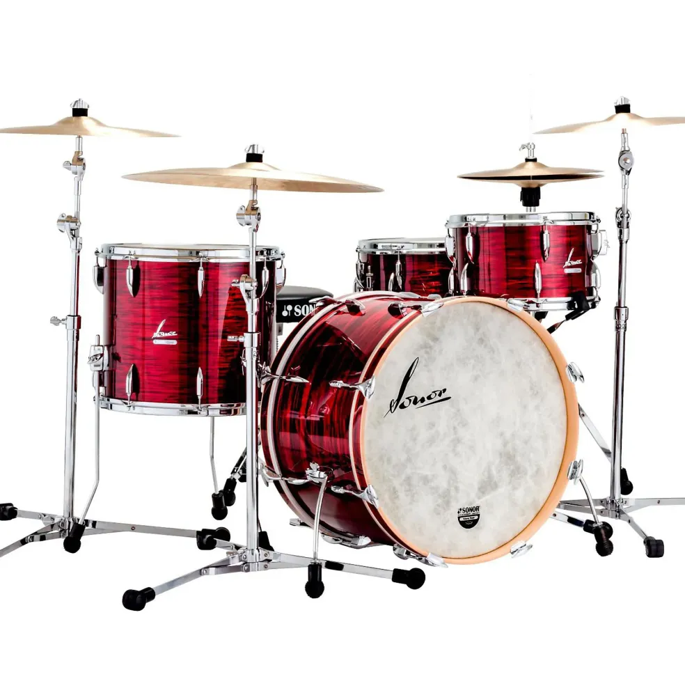 SONOR Vintage Series 3-Piece Shell Pack With 20" Bass Drum Vintage Red Oyster