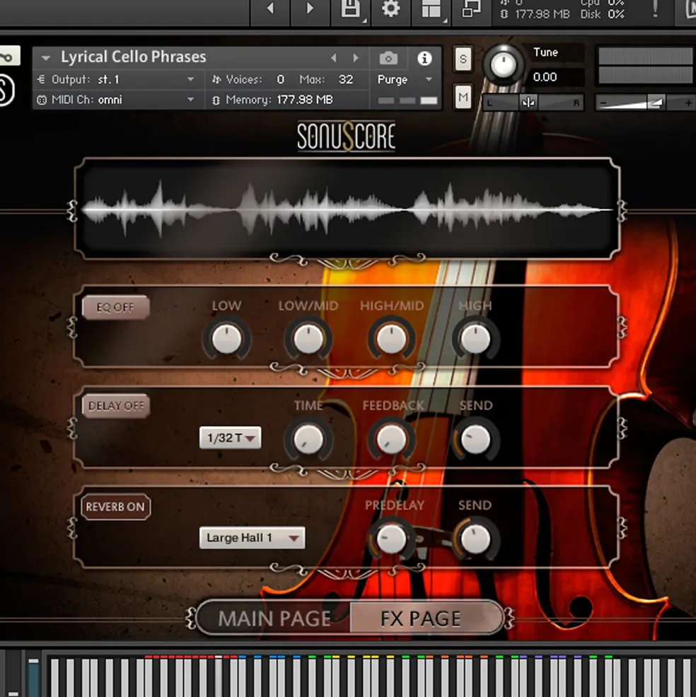 Sonuscore Lyrical Cello Phrases