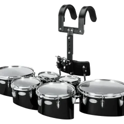 Sound Percussion Labs Birch Marching Sextets with Carrier 6/6/8/10/12/13 Black